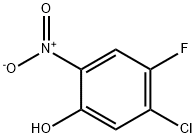 5-Chloro-4-fluoro-2-nitrophenol Struktur