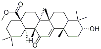 (4aS,6aR,6bS,10R,12aS,14aR,14bR)-Methyl 10-hydroxy-2,2,6a,6b,9,9,12a-heptaMethyl-14-oxo-1,2,3,4,4a,5,6,6a,6b,7,8,8a,9,10,11,12,12a,14,14a,14b-icosahydropicene-4a-carboxylate Struktur