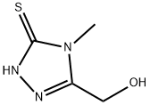 3H-1,2,4-Triazole-3-thione, 2,4-dihydro-5-(hydroxymethyl)-4-methyl- (9CI) Struktur