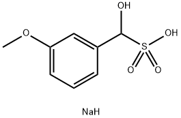 sodium alpha-hydroxy-m-methoxytoluene-alpha-sulphonate Struktur