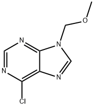 6-Chloro-9-(methoxymethyl)-9H-purine Struktur