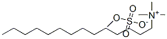 trimethyltetradecylammonium methyl sulphate Struktur