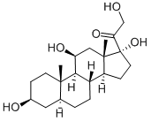 ALLOTETRAHYDROCORTISOL Struktur