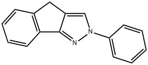 2-PHENYL-2,4-DIHYDRO-INDENO[1,2-C]PYRAZOLE Struktur