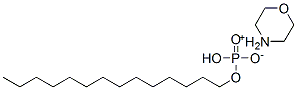 morpholinium tetradecyl hydrogen phosphate Struktur