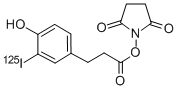 BOLTON-HUNTER REAGENT, [125I] Struktur