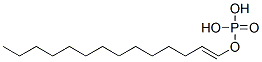 tetradecenyl dihydrogen phosphate Struktur