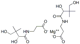 N-[(R)-2,4-ジヒドロキシ-3,3-ジメチル-1-オキソブチル]-β-アラニン/マグネシウム,(1:x) 化學(xué)構(gòu)造式