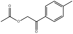 2-(4-Methylphenyl)-2-oxoethyl acetate Struktur