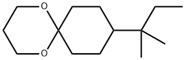 9-(1,1-dimethylpropyl)-1,5-dioxaspiro[5.5]undecane Struktur