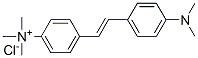 [4-[(E)-2-(4-dimethylaminophenyl)ethenyl]phenyl]-trimethyl-azanium chl oride Struktur