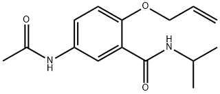 5-(Acetylamino)-2-(allyloxy)-N-isopropylbenzamide Struktur