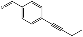 Benzaldehyde, 4-(1-butynyl)- (9CI) Struktur