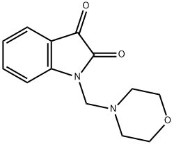 1-(Morpholinomethyl)-1H-indole-2,3-dione Struktur