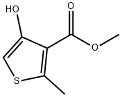 Methyl 4-hydroxy-2-Methylthiophene-3-carboxylat Struktur