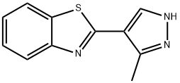 Benzothiazole, 2-(3-methyl-1H-pyrazol-4-yl)- (9CI) Struktur