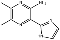 Pyrazinamine, 3-(1H-imidazol-2-yl)-5,6-dimethyl- (9CI) Struktur