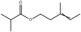 3-methylpent-3-enyl isobutyrate Struktur