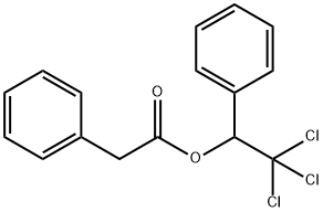 2,2,2-trichloro-1-phenylethyl phenylacetate Struktur