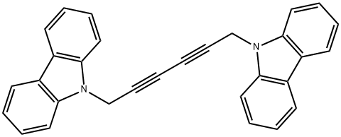 1,6-DI-(N-CARBAZOLYL)-2,4-HEXADIYNE Struktur