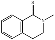 3,4-Dihydro-2-methyl-1(2H)-isoquinolinethione Struktur