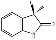 2H-Indol-2-one,3-fluoro-1,3-dihydro-3-methyl-,(3R)-(9CI) Struktur