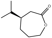 2-Oxepanone,4-(1-methylethyl)-,(4R)-(9CI) Struktur