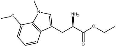 7-METHOXY-1-METHYL-D-TRYPTOPHAN ETHYL ESTER Struktur