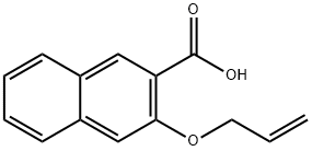 3-Allyloxy-2-naphthalenecarboxylic acid Struktur