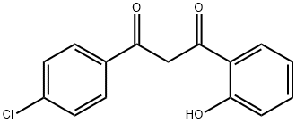 1-(4-Chlorophenyl)-3-(2-hydroxyphenyl)propane-1,3-dione Struktur