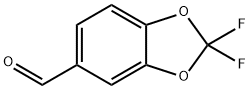 2,2-Difluorobenzodioxole-5-carboxaldehyde Structure