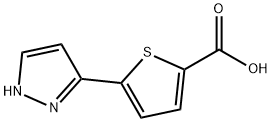 5-(1H-PYRAZOL-3-YL)-2-THIOPHENECARBOXYLIC ACID Struktur