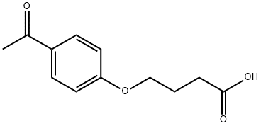 4-(4-ACETYL-PHENOXY)-BUTYRIC ACID Struktur