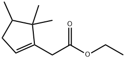 1-Cyclopentene-1-aceticacid,4,5,5-trimethyl-,ethylester(9CI) Struktur