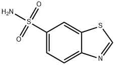 6-Benzothiazolesulfonamide(9CI) Struktur