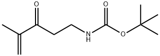 Carbamic acid, (4-methyl-3-oxo-4-pentenyl)-, 1,1-dimethylethyl ester (9CI) Struktur