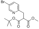 METHYL 3-(5-BROMOPYRIDIN-2-YL)-2-(TERT-BUTOXYCARBONYL)PROPANOATE Struktur