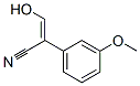 Benzeneacetonitrile, alpha-(hydroxymethylene)-3-methoxy- (9CI) Struktur