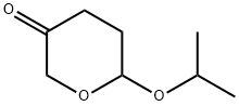 Dihydro-6-(1-Methylethoxy)-2H-pyran-3(4H)-one Struktur