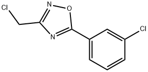 3-(CHLOROMETHYL)-5-(3-CHLOROPHENYL)-1,2,4-OXADIAZOLE Struktur