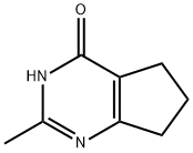 4H-Cyclopentapyrimidin-4-one, 3,5,6,7-tetrahydro-2-methyl- (9CI) Struktur