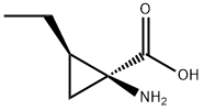 Cyclopropanecarboxylic acid, 1-amino-2-ethyl-, (1S,2R)- (9CI) Struktur