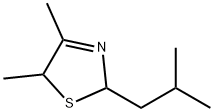 4,5-二甲基-2-異丁基噻唑啉, 65894-83-9, 結(jié)構(gòu)式