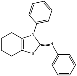 N-(3-PHENYL-4,5,6,7-TETRAHYDROBENZO[D]THIAZOL-2(3H)-YLIDENE)ANILINE Struktur