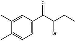 2-bromo-3-4-dimethylbutyrophenone  Struktur