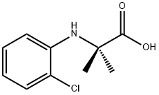 Alanine, N-(2-chlorophenyl)-2-Methyl- Struktur