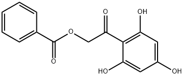 BENZOYLOXYPHLORACETOPHENONE,OMEGA-(RG) Struktur