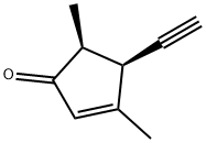 2-Cyclopenten-1-one, 4-ethynyl-3,5-dimethyl-, cis- (9CI) Struktur