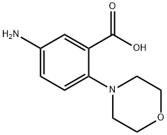 5-AMINO-2-MORPHOLIN-4-YL-BENZOIC ACID Struktur