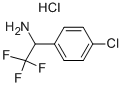 2,2,2-TRIFLUORO-1-(4-CHLORO-PHENYL)-ETHYLAMINE HYDROCHLORIDE Struktur